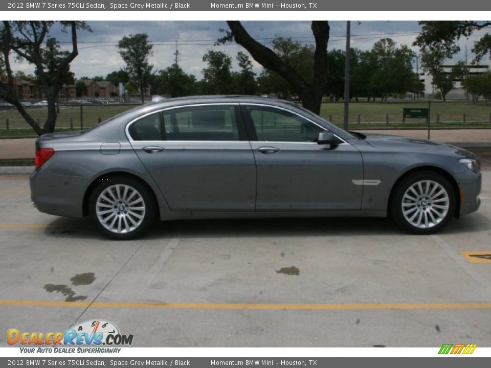 2012 BMW 7 Series 750Li Sedan Space Grey Metallic / Black Photo #5