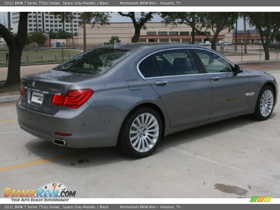 2012 BMW 7 Series 750Li Sedan Space Grey Metallic / Black Photo #8