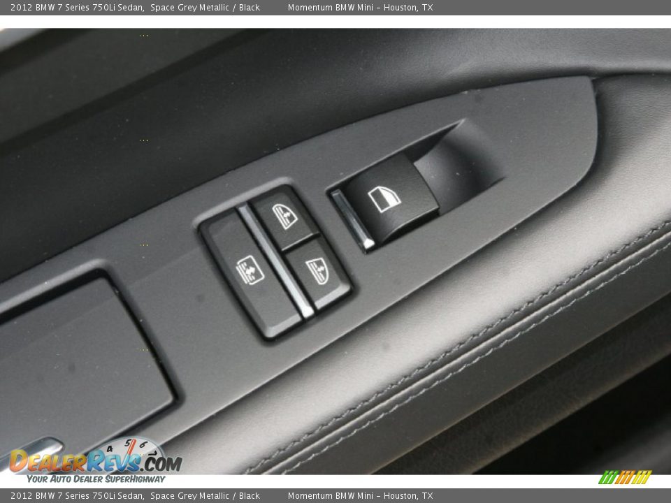 2012 BMW 7 Series 750Li Sedan Space Grey Metallic / Black Photo #26