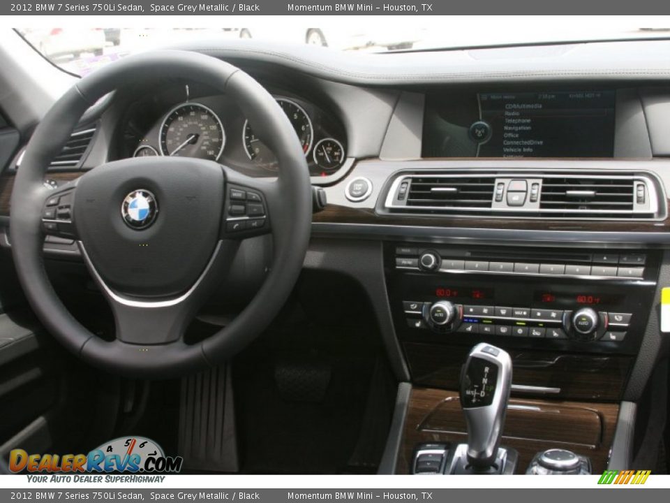 2012 BMW 7 Series 750Li Sedan Space Grey Metallic / Black Photo #27