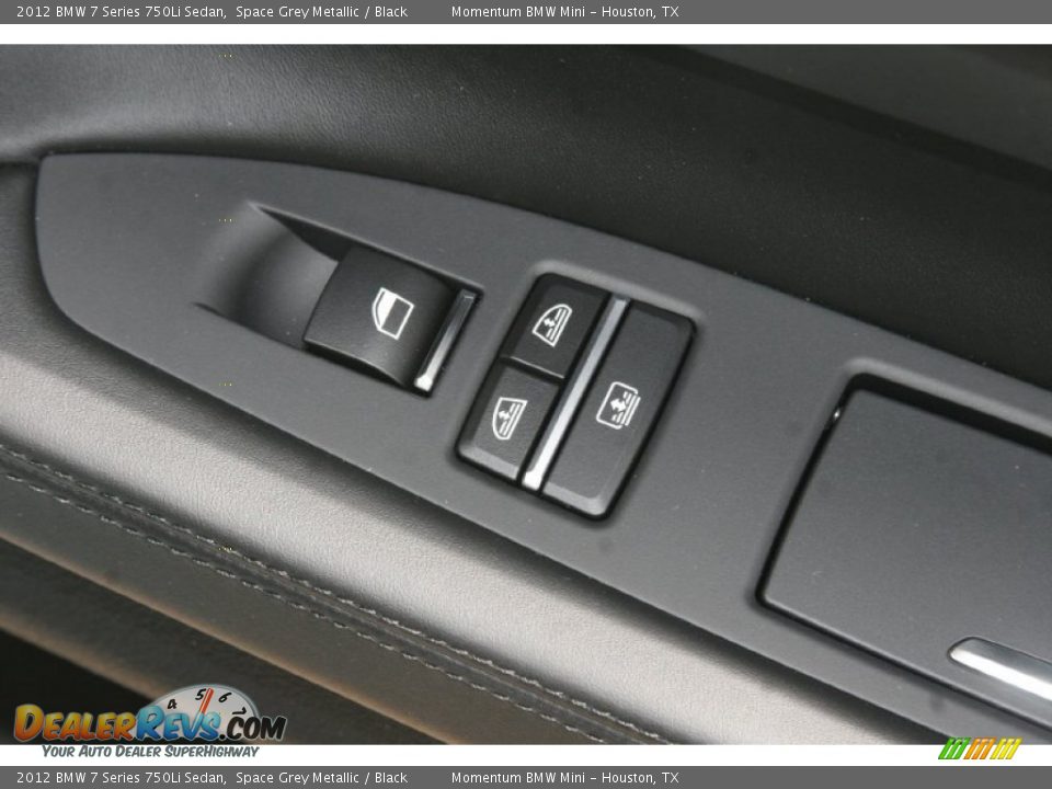 2012 BMW 7 Series 750Li Sedan Space Grey Metallic / Black Photo #33