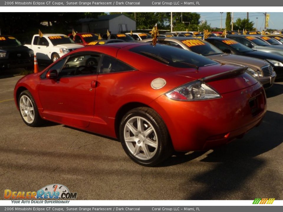 2006 Mitsubishi Eclipse GT Coupe Sunset Orange Pearlescent / Dark Charcoal Photo #4