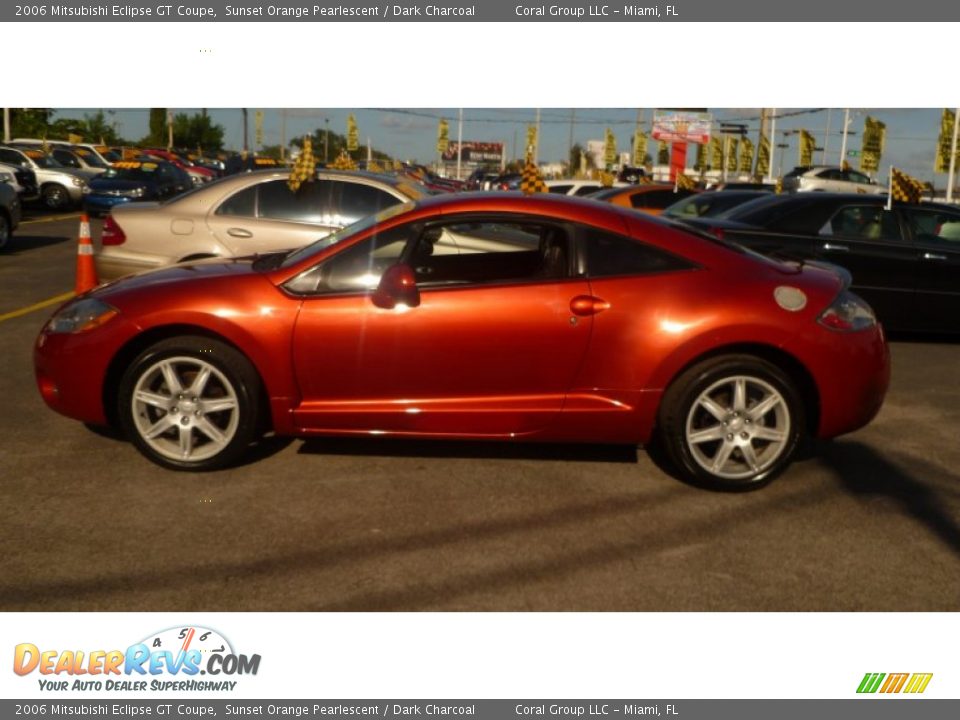 2006 Mitsubishi Eclipse GT Coupe Sunset Orange Pearlescent / Dark Charcoal Photo #5