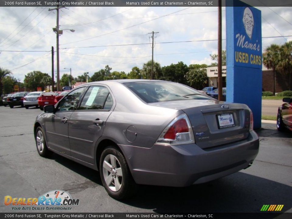 2006 Ford Fusion SE Tungsten Grey Metallic / Charcoal Black Photo #6