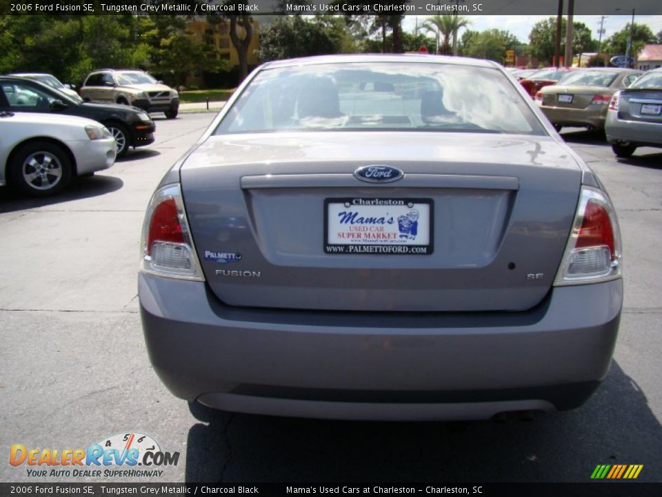 2006 Ford Fusion SE Tungsten Grey Metallic / Charcoal Black Photo #8