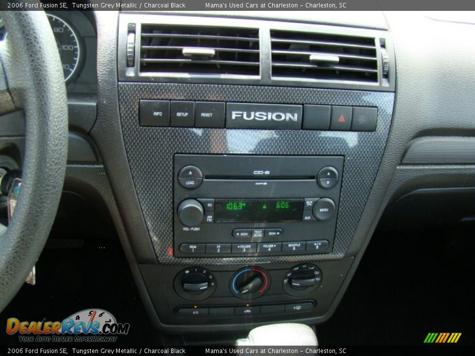 2006 Ford Fusion SE Tungsten Grey Metallic / Charcoal Black Photo #21