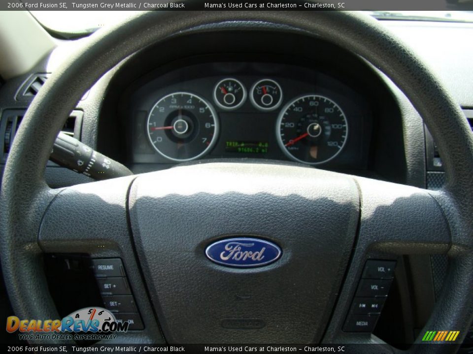 2006 Ford Fusion SE Tungsten Grey Metallic / Charcoal Black Photo #23