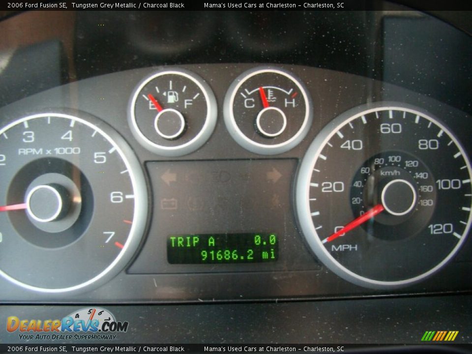 2006 Ford Fusion SE Tungsten Grey Metallic / Charcoal Black Photo #26