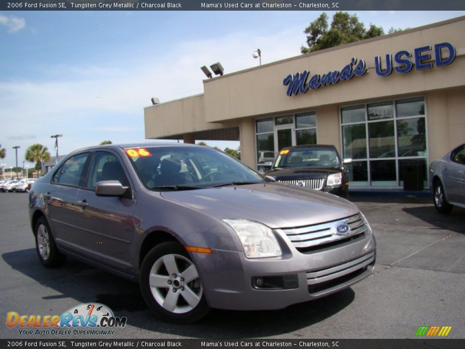2006 Ford Fusion SE Tungsten Grey Metallic / Charcoal Black Photo #31