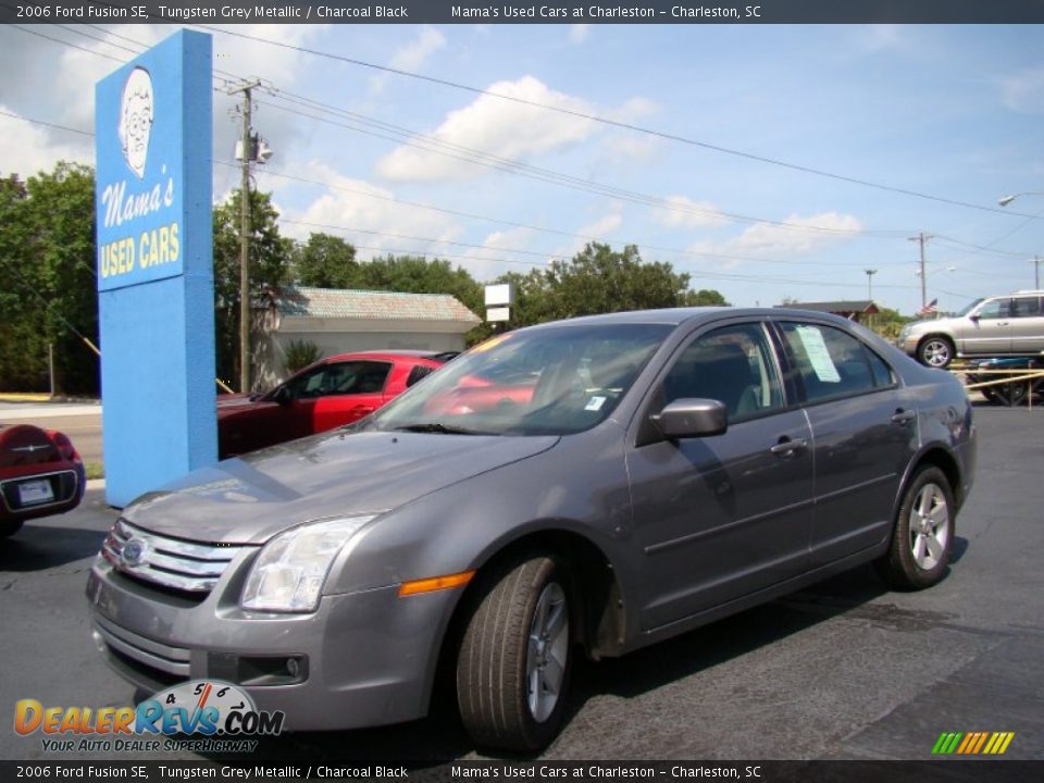 2006 Ford Fusion SE Tungsten Grey Metallic / Charcoal Black Photo #32
