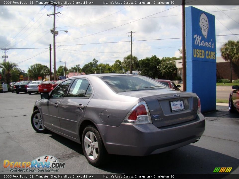 2006 Ford Fusion SE Tungsten Grey Metallic / Charcoal Black Photo #33