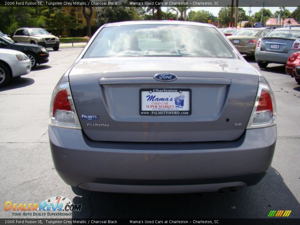 2006 Ford Fusion SE Tungsten Grey Metallic / Charcoal Black Photo #34