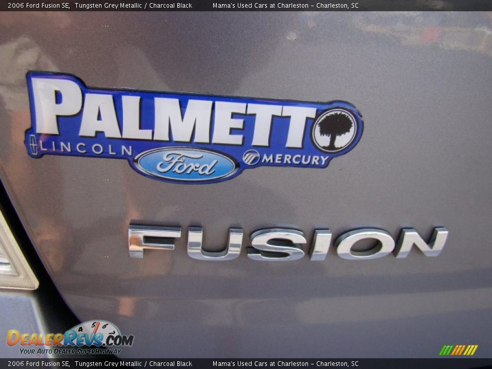 2006 Ford Fusion SE Tungsten Grey Metallic / Charcoal Black Photo #35