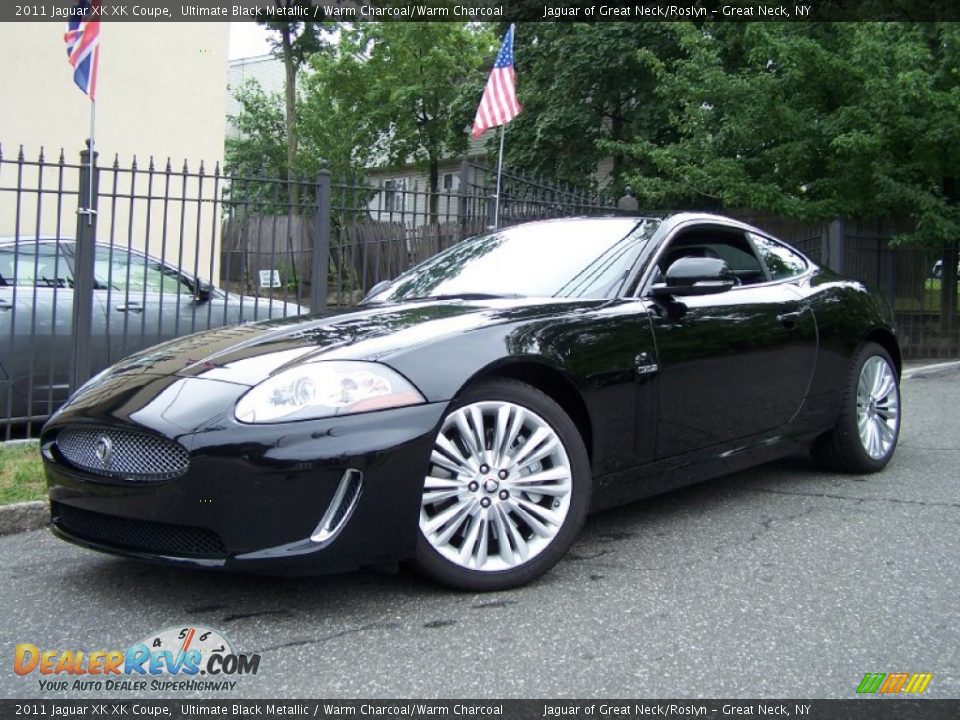2011 Jaguar XK XK Coupe Ultimate Black Metallic / Warm Charcoal/Warm Charcoal Photo #1