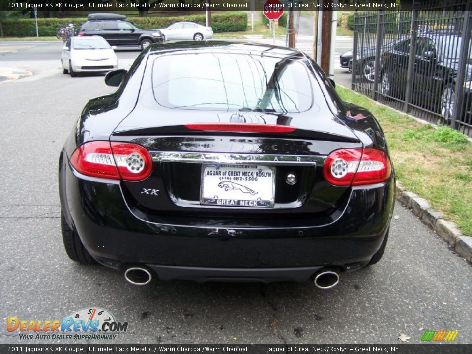2011 Jaguar XK XK Coupe Ultimate Black Metallic / Warm Charcoal/Warm Charcoal Photo #5