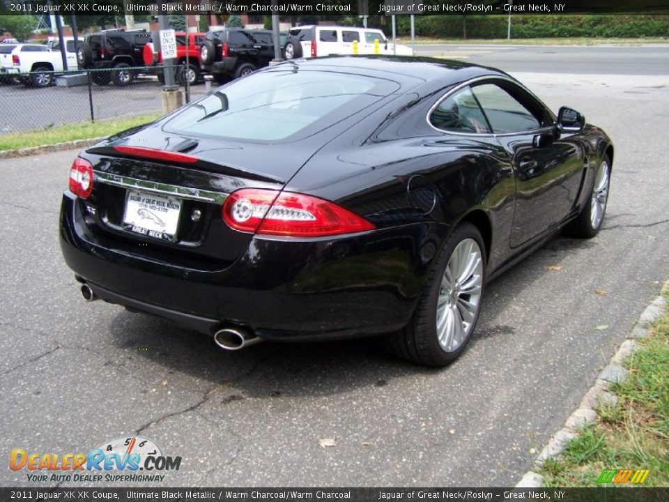 2011 Jaguar XK XK Coupe Ultimate Black Metallic / Warm Charcoal/Warm Charcoal Photo #6