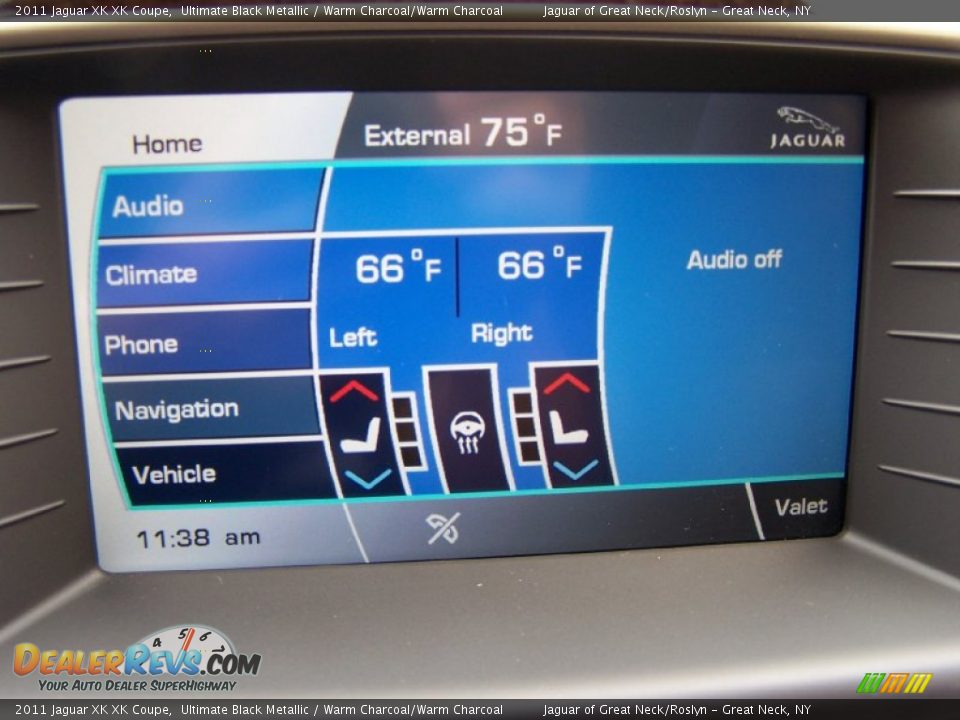 2011 Jaguar XK XK Coupe Ultimate Black Metallic / Warm Charcoal/Warm Charcoal Photo #21