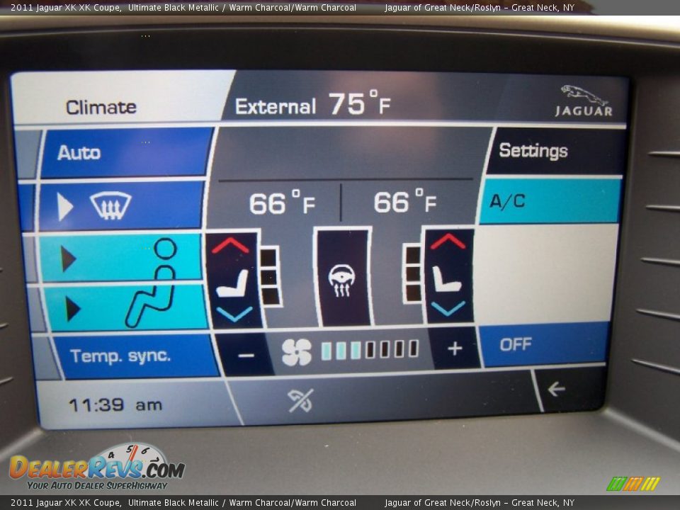 2011 Jaguar XK XK Coupe Ultimate Black Metallic / Warm Charcoal/Warm Charcoal Photo #24