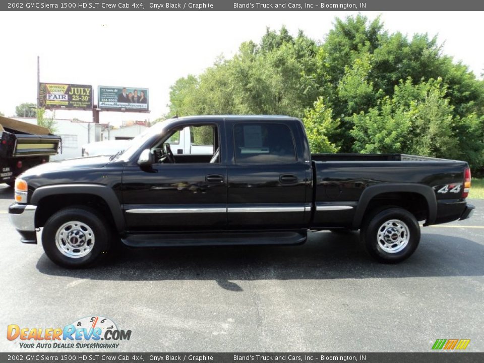 Onyx Black 2002 GMC Sierra 1500 HD SLT Crew Cab 4x4 Photo #1