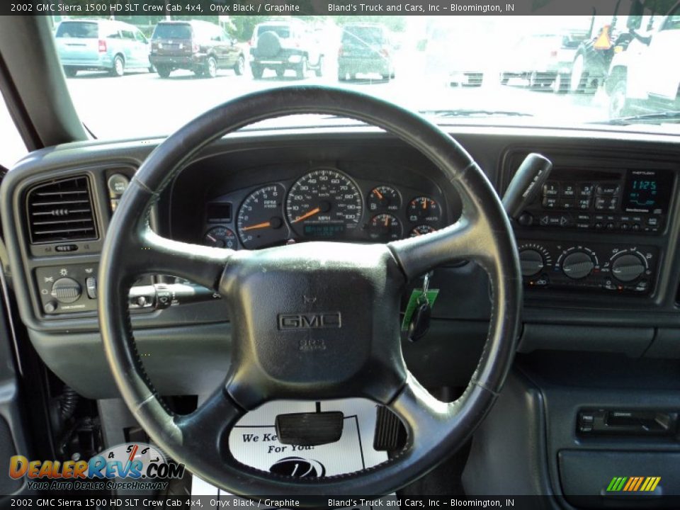 2002 GMC Sierra 1500 HD SLT Crew Cab 4x4 Steering Wheel Photo #5