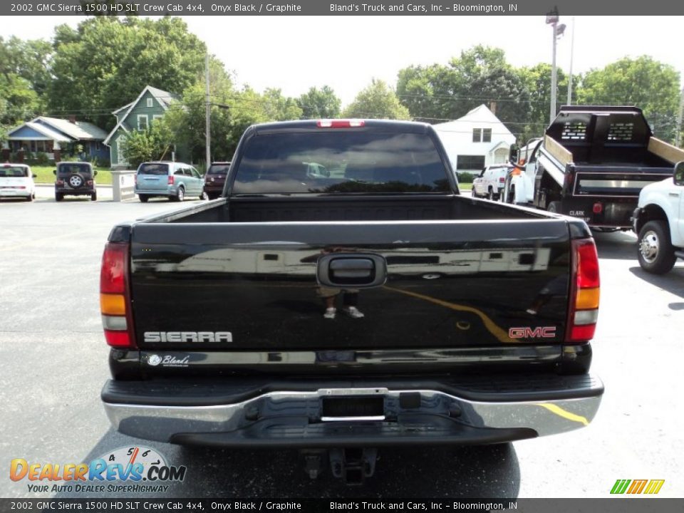 2002 GMC Sierra 1500 HD SLT Crew Cab 4x4 Onyx Black / Graphite Photo #20