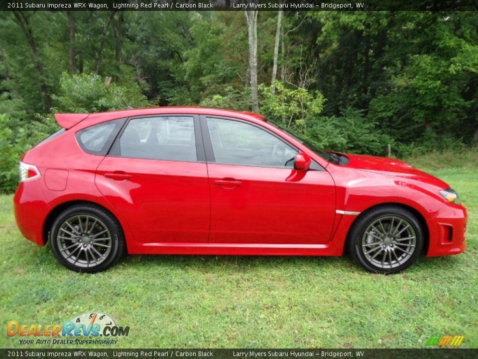 Lightning Red Pearl 2011 Subaru Impreza WRX Wagon Photo #2