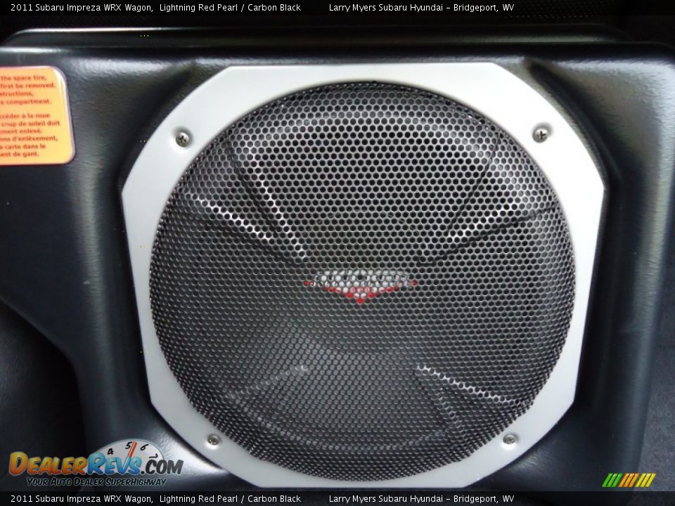2011 Subaru Impreza WRX Wagon Lightning Red Pearl / Carbon Black Photo #12