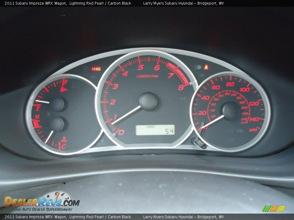 2011 Subaru Impreza WRX Wagon Gauges Photo #14