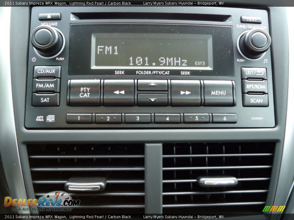 2011 Subaru Impreza WRX Wagon Lightning Red Pearl / Carbon Black Photo #16