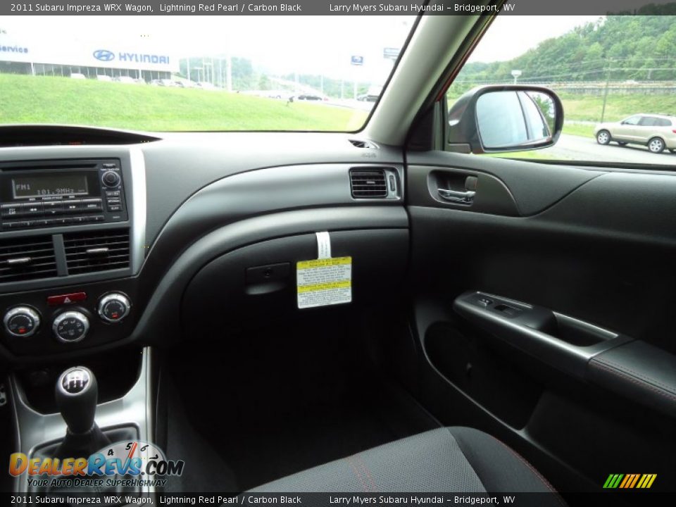 2011 Subaru Impreza WRX Wagon Lightning Red Pearl / Carbon Black Photo #24