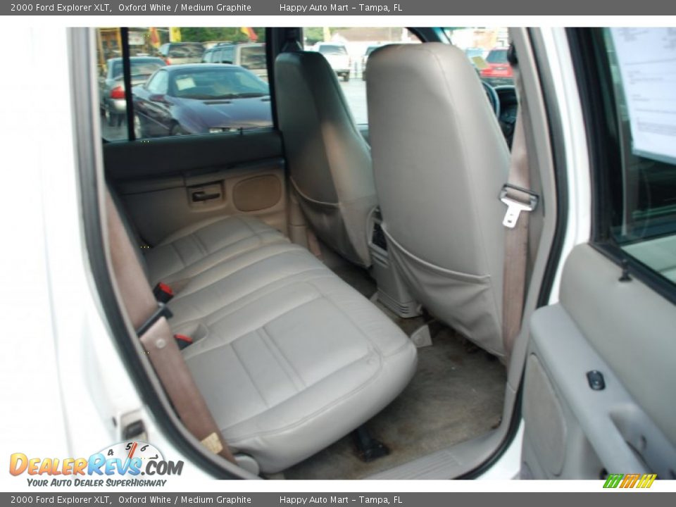 2000 Ford Explorer XLT Oxford White / Medium Graphite Photo #19