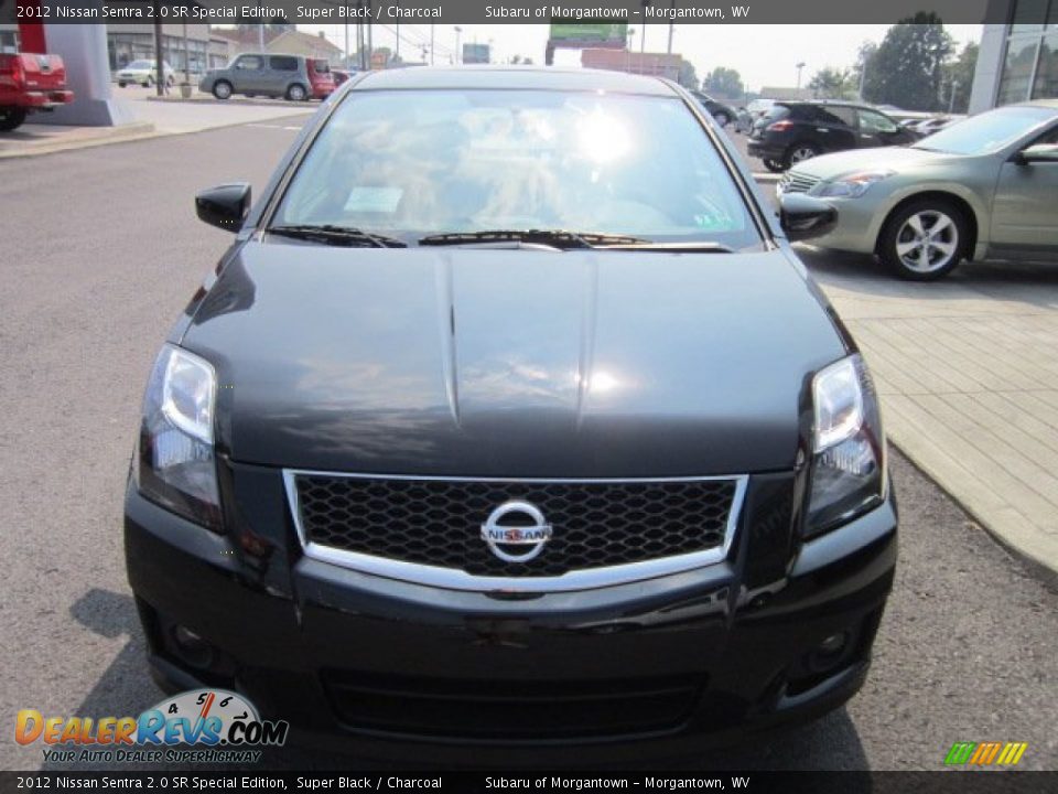 2012 Nissan Sentra 2.0 SR Special Edition Super Black / Charcoal Photo #2