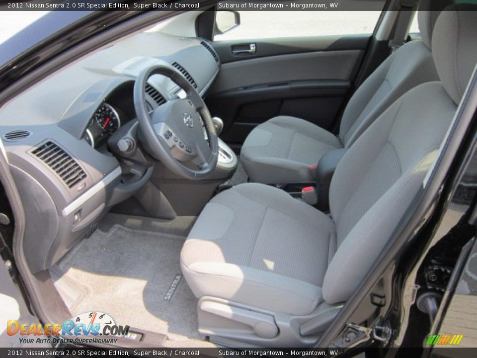 2012 Nissan Sentra 2.0 SR Special Edition Super Black / Charcoal Photo #3