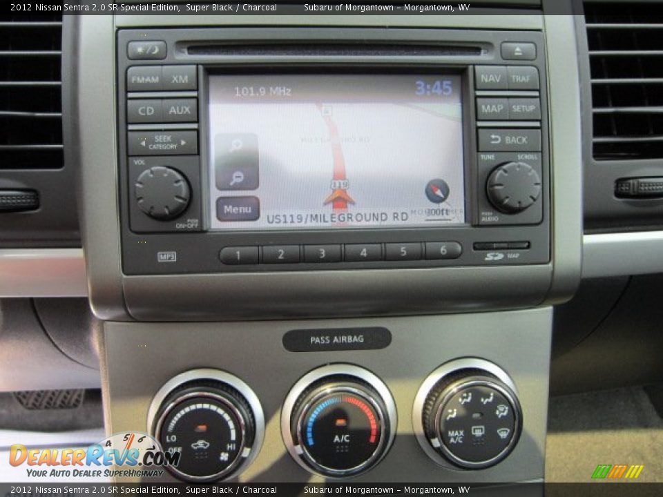 2012 Nissan Sentra 2.0 SR Special Edition Super Black / Charcoal Photo #5