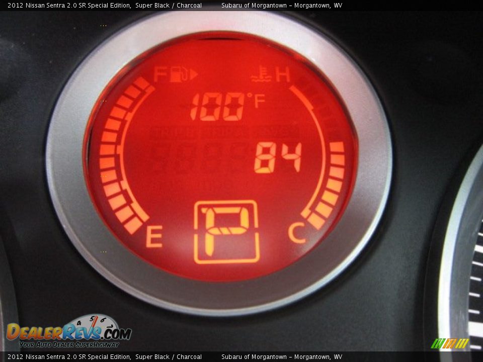 2012 Nissan Sentra 2.0 SR Special Edition Super Black / Charcoal Photo #20