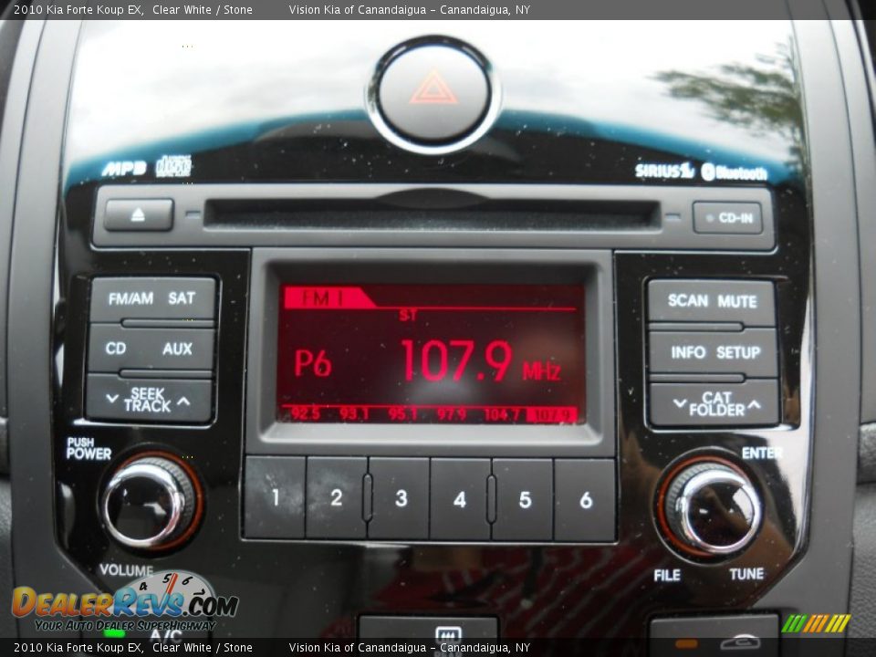 2010 Kia Forte Koup EX Clear White / Stone Photo #5