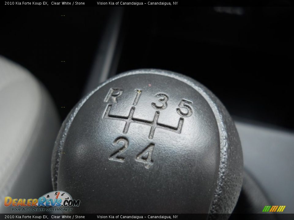 2010 Kia Forte Koup EX Clear White / Stone Photo #20
