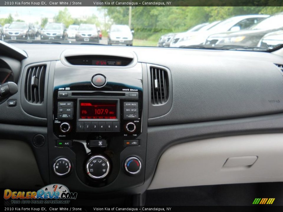 2010 Kia Forte Koup EX Clear White / Stone Photo #21