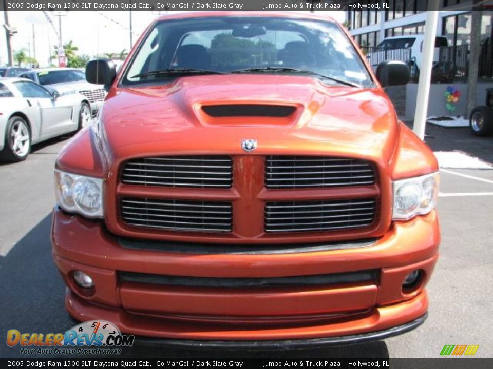 2005 Dodge Ram 1500 SLT Daytona Quad Cab Go ManGo! / Dark Slate Gray Photo #3