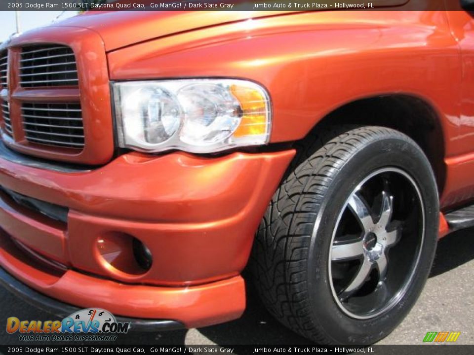 2005 Dodge Ram 1500 SLT Daytona Quad Cab Go ManGo! / Dark Slate Gray Photo #4