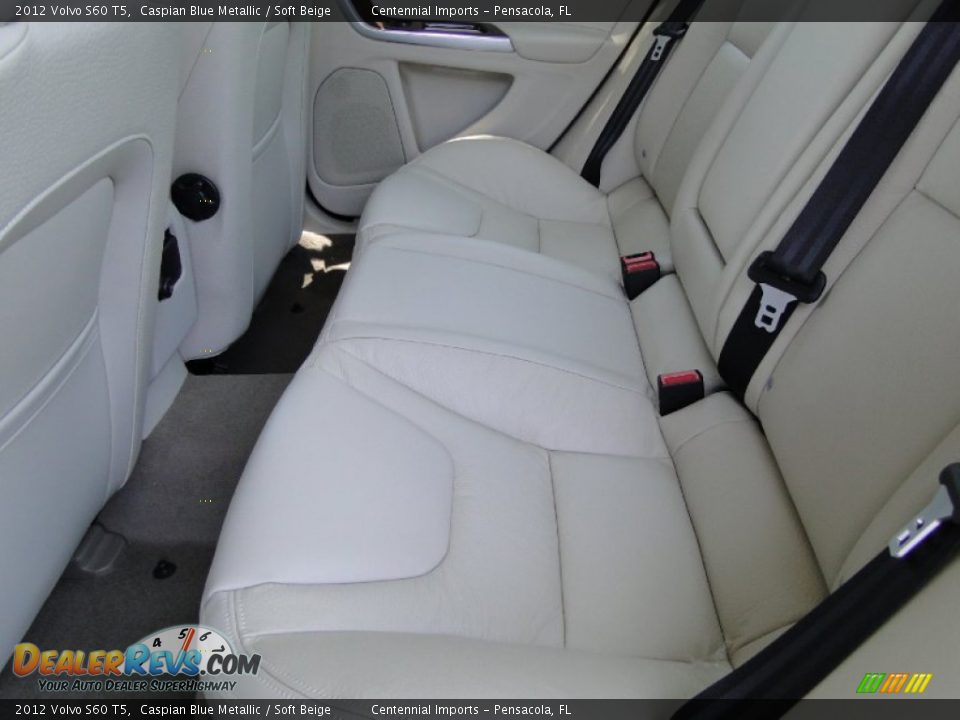 2012 Volvo S60 T5 Caspian Blue Metallic / Soft Beige Photo #19