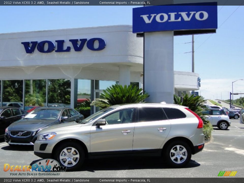 2012 Volvo XC60 3.2 AWD Seashell Metallic / Sandstone Photo #2