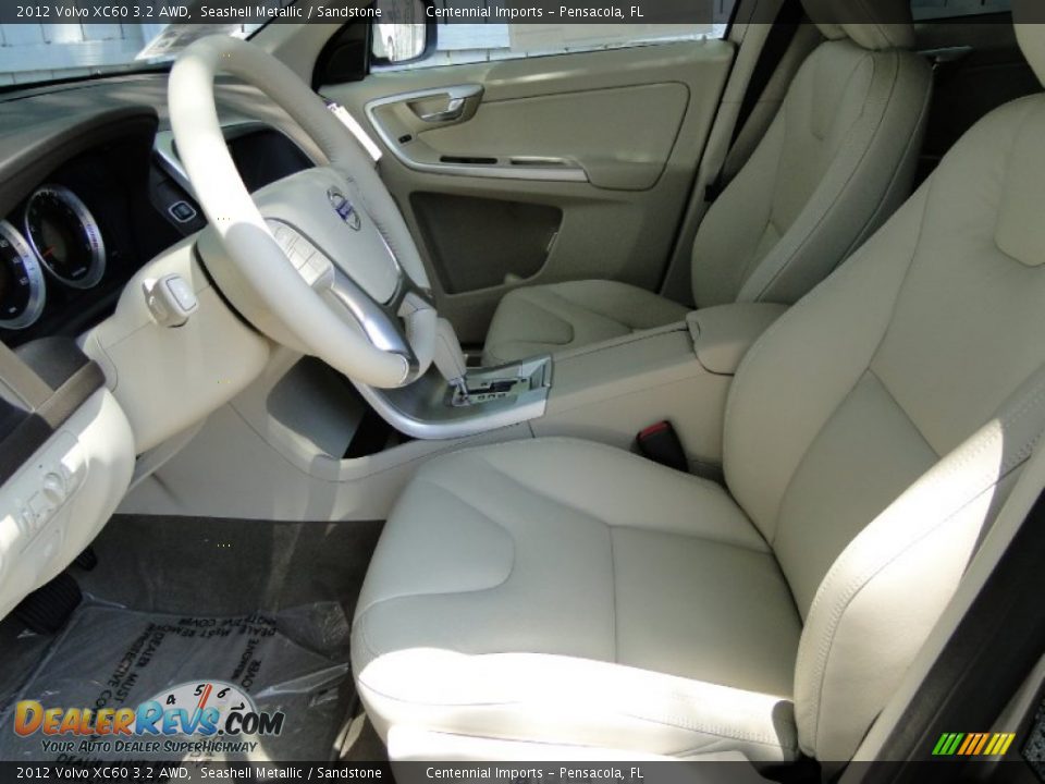 Sandstone Interior - 2012 Volvo XC60 3.2 AWD Photo #6