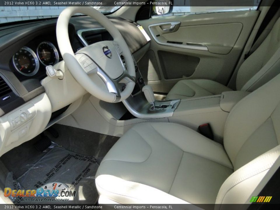 Sandstone Interior - 2012 Volvo XC60 3.2 AWD Photo #12