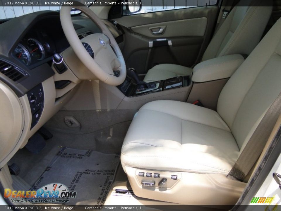 Beige Interior - 2012 Volvo XC90 3.2 Photo #16