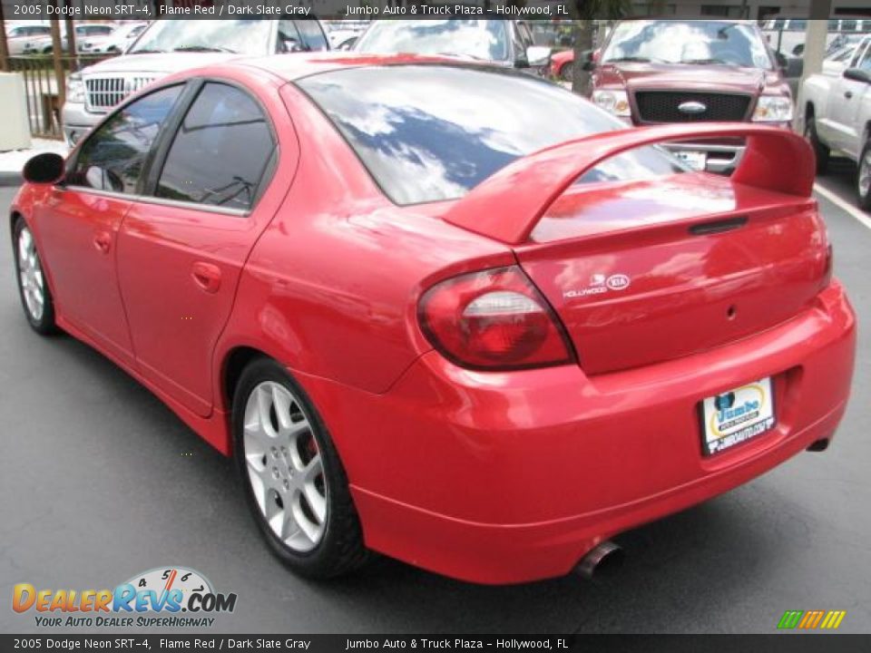 2005 Dodge Neon SRT-4 Flame Red / Dark Slate Gray Photo #7
