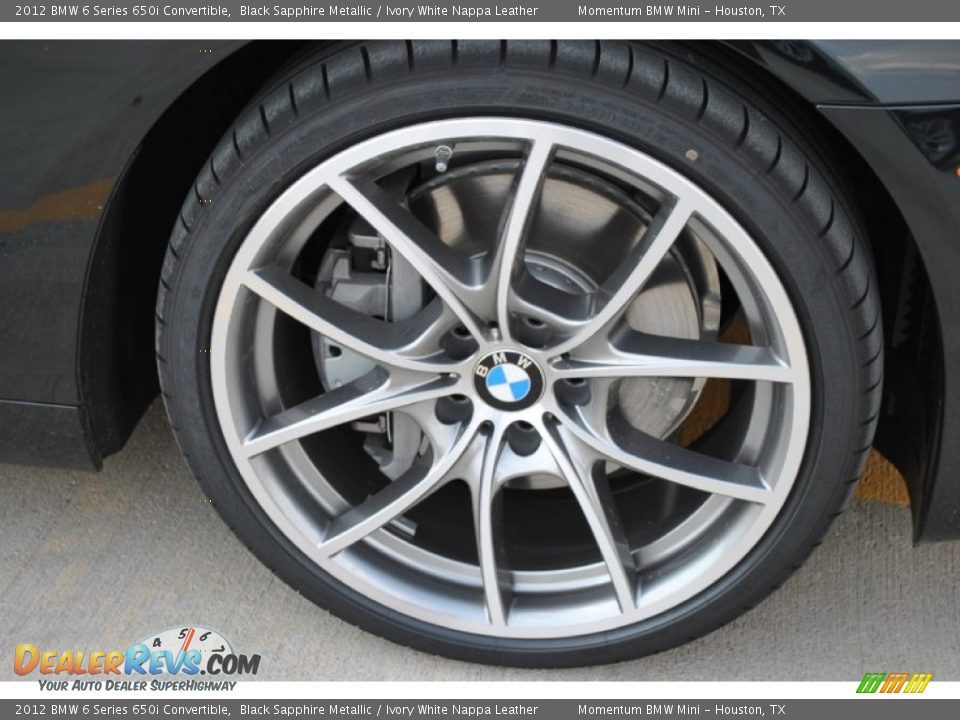 2012 BMW 6 Series 650i Convertible Wheel Photo #8