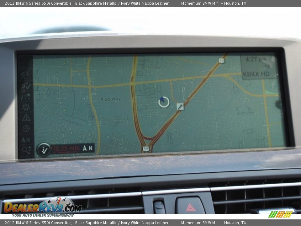 Navigation of 2012 BMW 6 Series 650i Convertible Photo #19