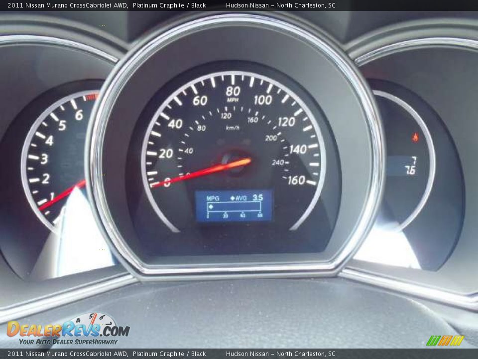 2011 Nissan Murano CrossCabriolet AWD Platinum Graphite / Black Photo #7