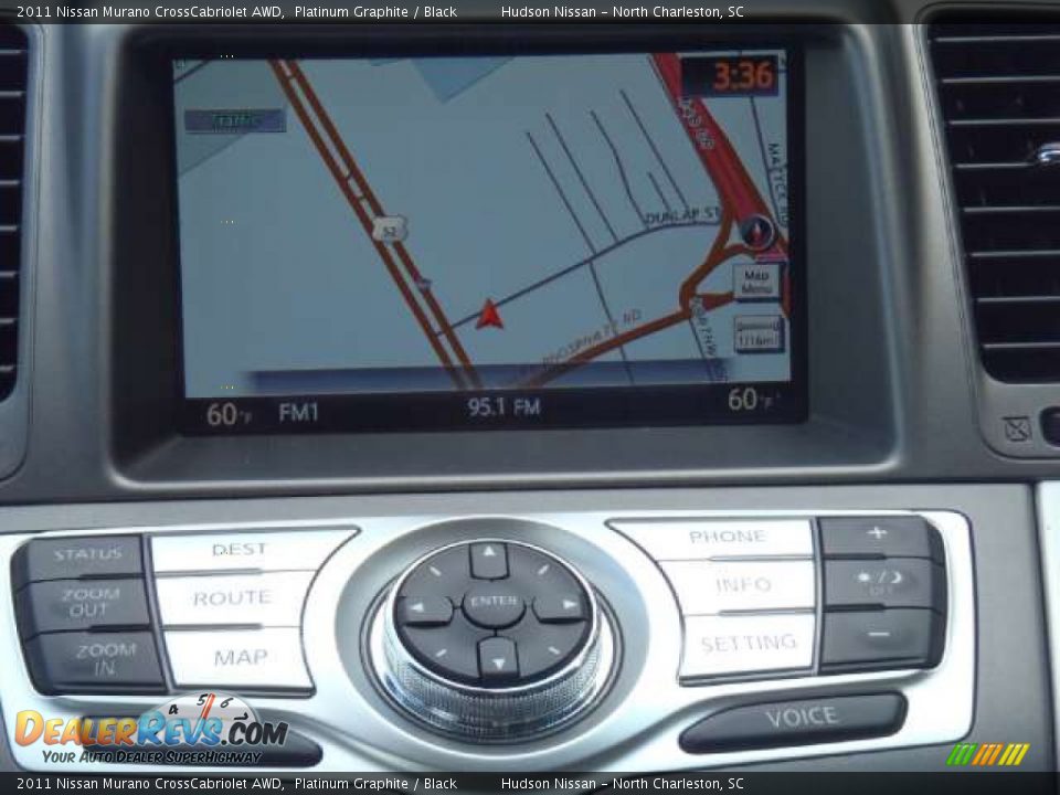 Navigation of 2011 Nissan Murano CrossCabriolet AWD Photo #11